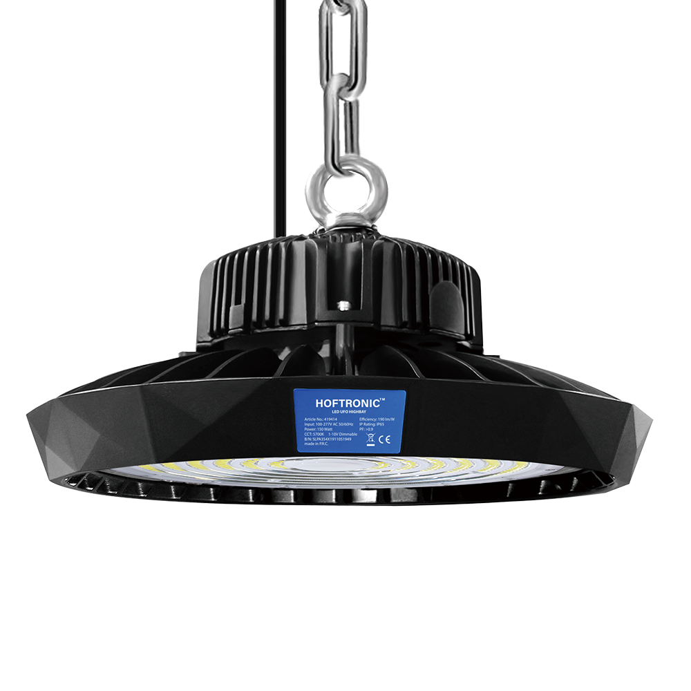Hoftronic led-klokarmatuur 150W 5700K 190Lm/W - Totalled